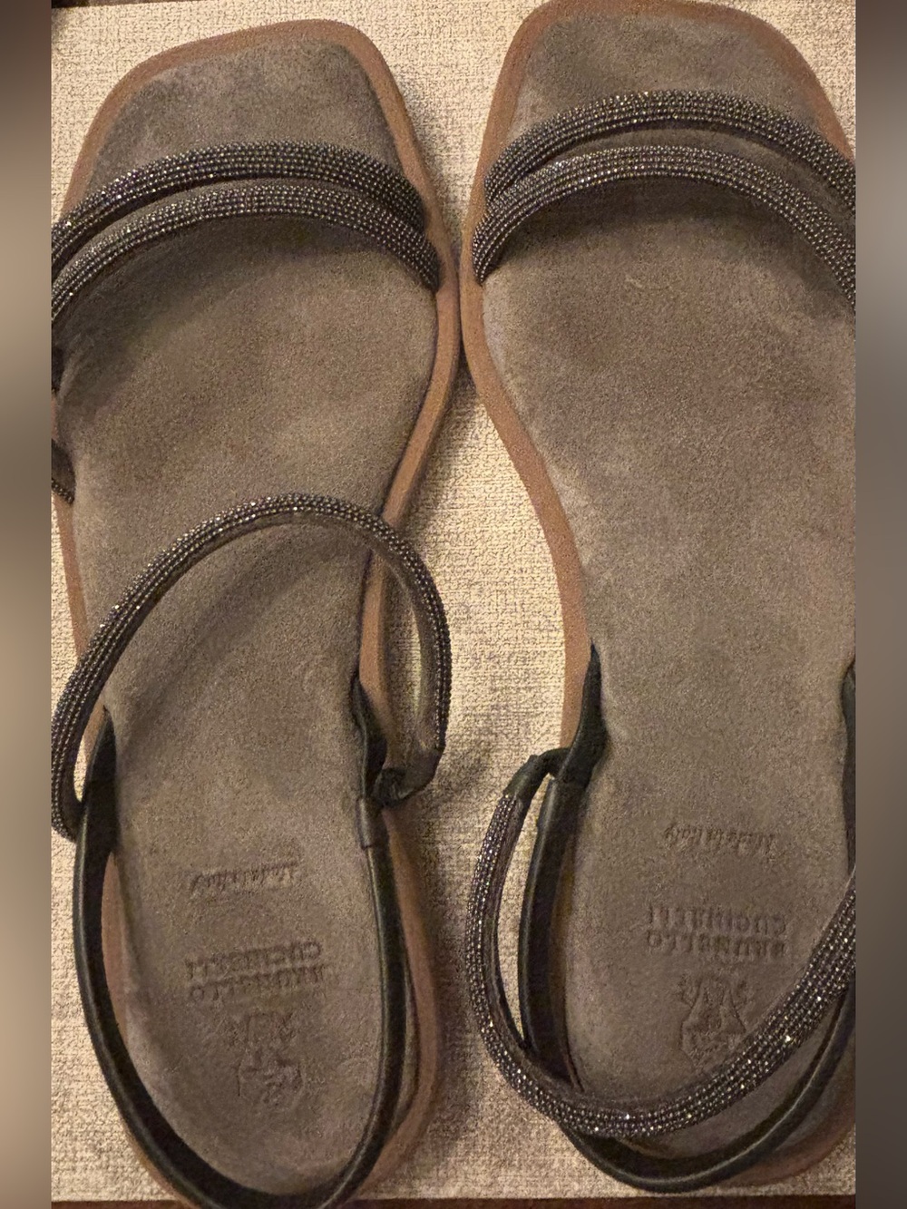 Brunello cucinelli sandals- size 40